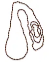 Samuel B. Silver Necklace In Brown