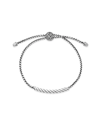 Samuel B. Silver Padian Motif Bracelet In Metallic