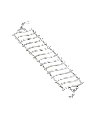 Samuel B. Silver Pearl Bracelet In Gray