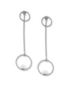 Samuel B. Silver Pearl Drop Earrings