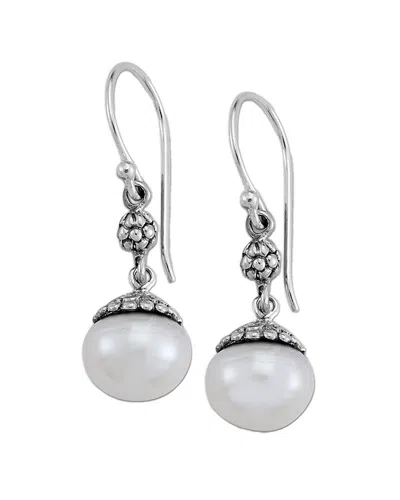 Samuel B. Silver Pearl Earrings