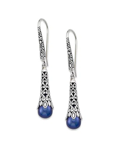 Samuel B. Silver Pearl Earrings