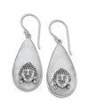 Samuel B. Silver Pearl Buddha Earrings In Metallic