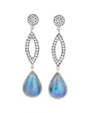 Samuel B. Silver Pearl Earrings In Metallic