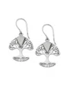Samuel B. Silver Pearl Earrings In Metallic