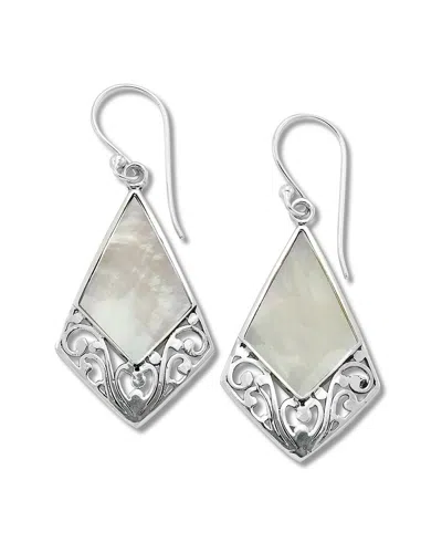 Samuel B. Silver Pearl Earrings