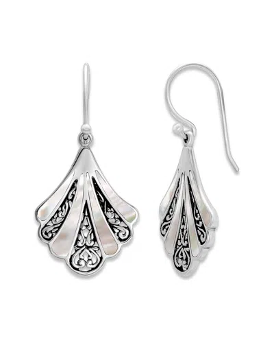 Samuel B. Silver Pearl Earrings