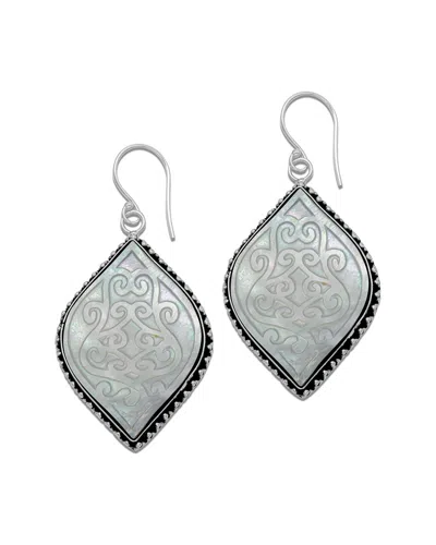 SAMUEL B. SAMUEL B. SILVER PEARL EARRINGS