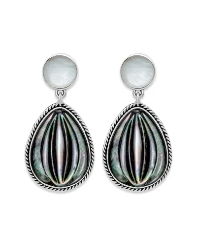 SAMUEL B. SAMUEL B. SILVER PEARL EARRINGS