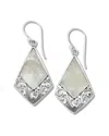 Samuel B. Silver Pearl Earrings In Gray