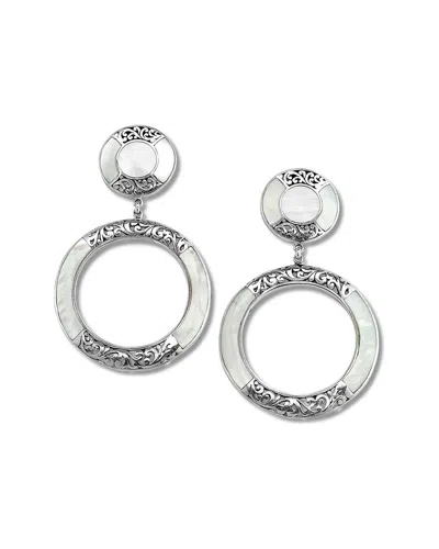 SAMUEL B. SAMUEL B. SILVER PEARL EARRINGS