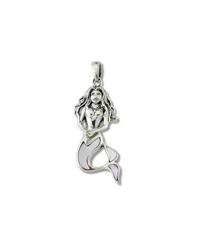 Samuel B. Silver Pearl Mermaid Pendant