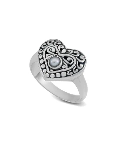 Samuel B. Silver Pearl Ring