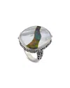 Samuel B. Silver Pearl Ring In Metallic