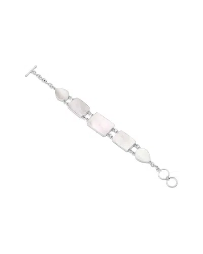 Samuel B. Silver Pearl Toggle Bracelet In Neutral
