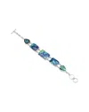 Samuel B. Silver Pearl Toggle Bracelet In Metallic