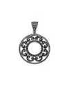 Samuel B. Silver Pendant In Metallic