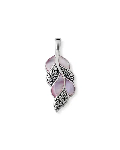 Samuel B. Silver Pendant In Purple