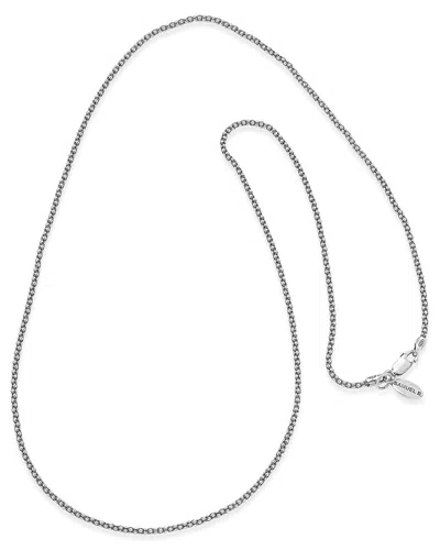 Samuel B. Silver Popcorn Chain Necklace In Brown