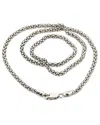 Samuel B. Silver Popcorn Chain Necklace