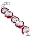 Samuel B. Silver Red Nautlilus Shell Bracelet