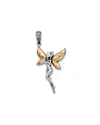 Samuel B. Silver Tinker Bell Pendant In Gold