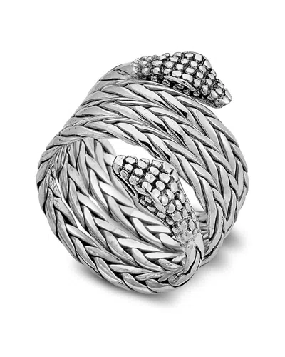 Samuel B. Silver Wraparound Snake Ring