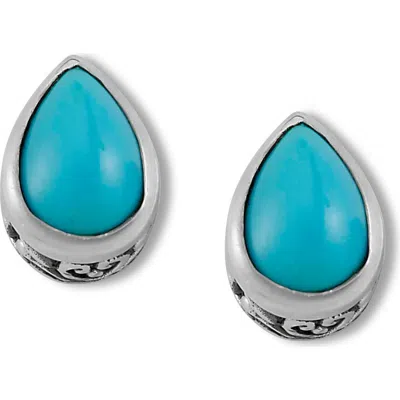 Samuel B. Sleeping Beauty Turquoise Stud Earrings In Blue