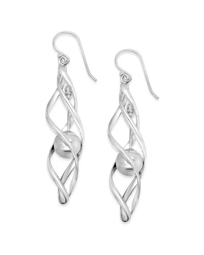 Samuel B. Ss Drop Silver Ball Earring