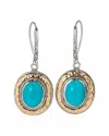 Samuel B. Silver 3.00 Ct. Tw. Sleeping Beauty Earrings In Gold