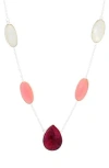 Samuel B. Station Necklace In Multi