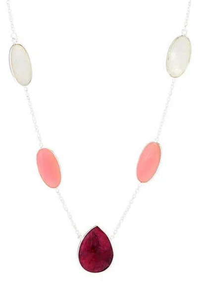 Samuel B. Station Necklace In Multi