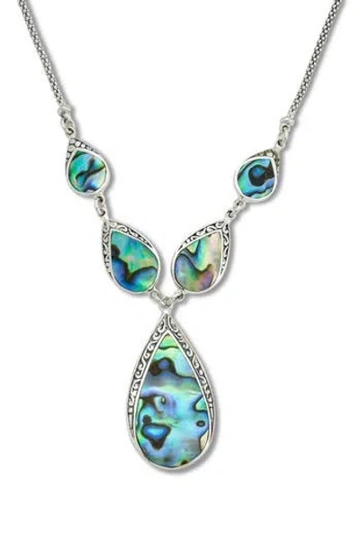 Samuel B. Sterling Silver Abalone Y-necklace