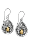 Samuel B. 18k & Silver Filigree Earrings In Silver And Gold