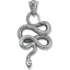 Samuel B. Sterling Silver & 18k Gold Snake Pendant In Silver