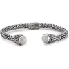Samuel B. Sterling Silver Bangle In Silver