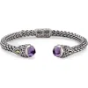 Samuel B. Sterling Silver Bangle In Metallic