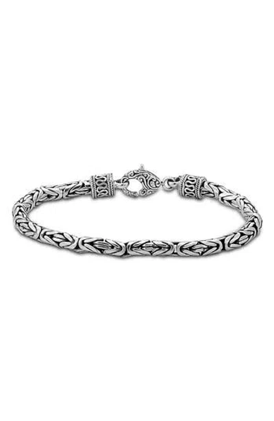Samuel B. Sterling Silver Byzantine Bracelet