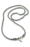 Samuel B. Silver Byzantine Chain Necklace In Silver
