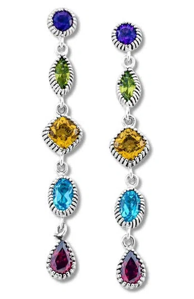 Samuel B. Sterling Silver Drop Earrings In Multi