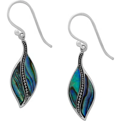 Samuel B. Sterling Silver Leaf Drop Earrings