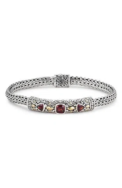 Samuel B. Sterling Silver Rope Bracelet In Metallic