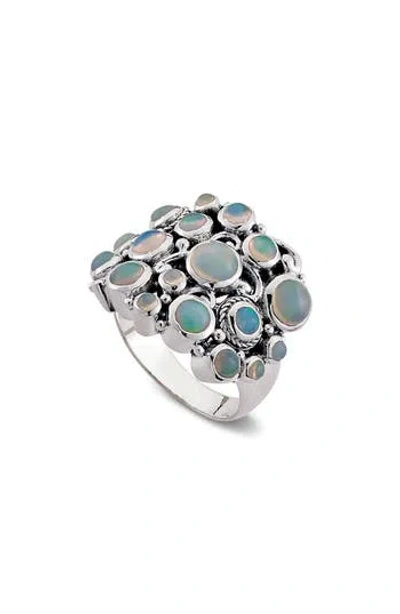 SAMUEL B. SAMUEL B. STERLING SILVER SEMIPRECIOUS STONE CLUSTER RING