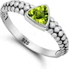 Samuel B. Stone Trillion Ring In Green