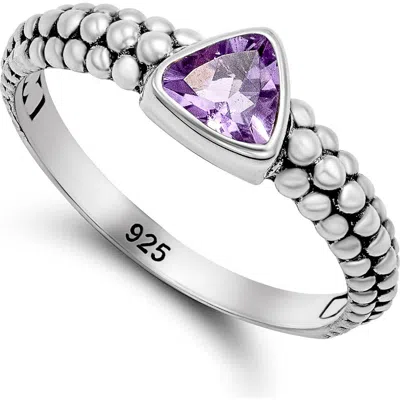 Samuel B. Stone Trillion Ring In Purple