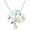 Samuel B. Tree Of Life Pendant Necklace In Multi