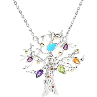 Samuel B. Tree Of Life Pendant Necklace In Multi