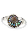 Samuel B. Tulang Naga Fossil Bracelet In Silver