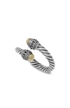 Samuel B. Twisted Cable Bypass Ring In Multi