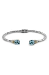 Samuel B. Twisted Cuff Bracelet In Blue
